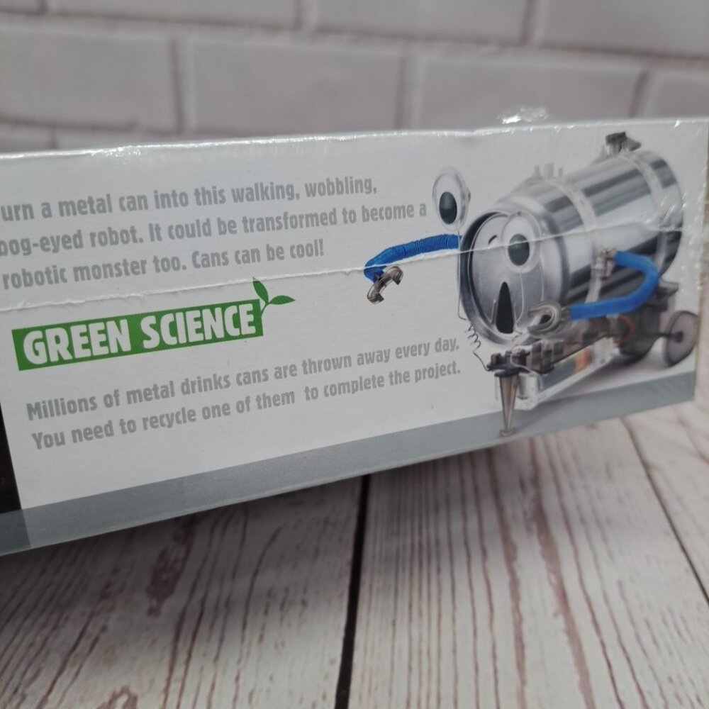 Green Science 4M TIN CAN ROBOT, Fun Mechanics Kit, New In Box - Picture 4 of 5